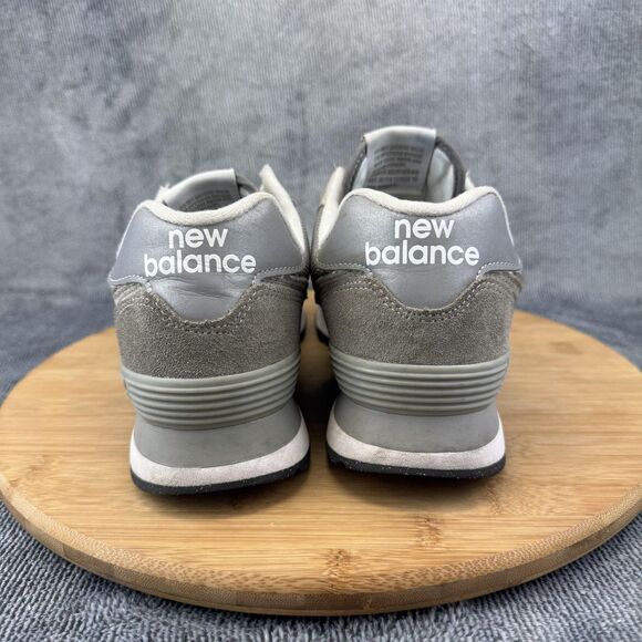 New Balance 574 Shoes Womens Size 8.5 Gray Suede Mesh Classic Sneakers WL574EVG - Picture 4 of 9